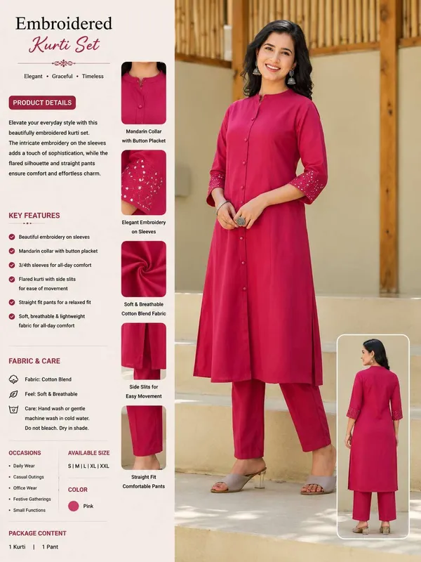 Women_S_Cotton_Kurti_With_Pant