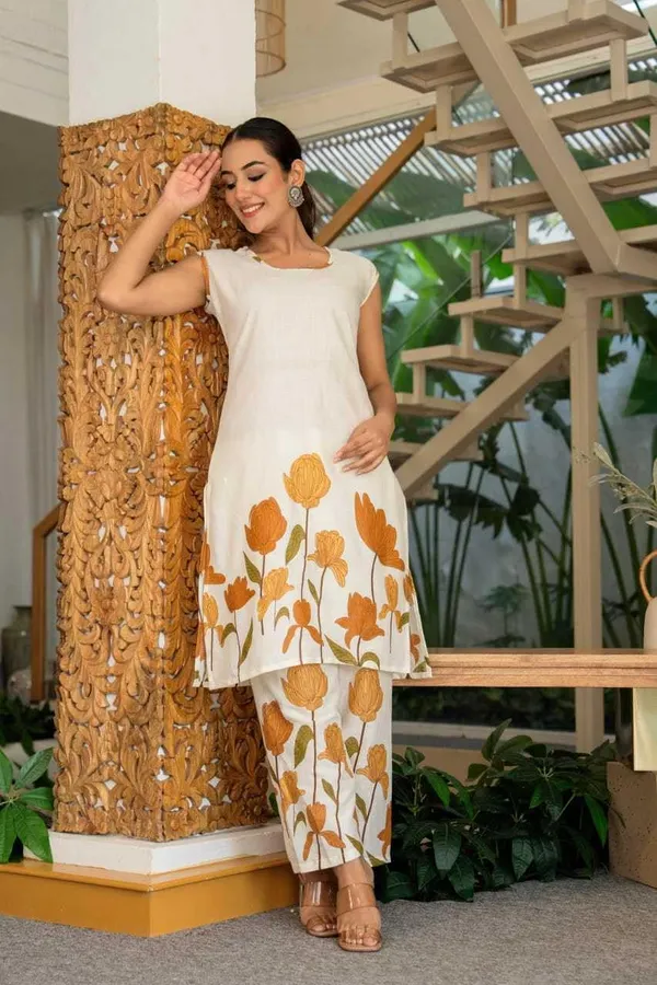 Women_S_Cotton_Kurti_With_Pant_Set