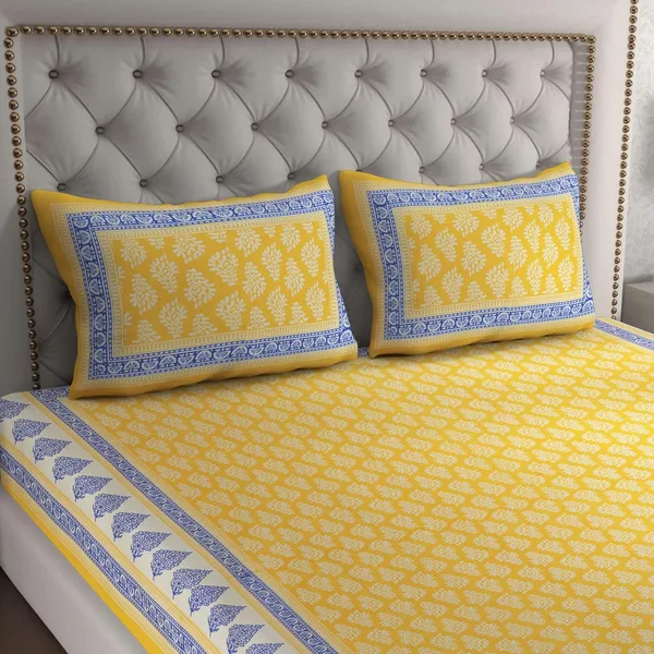 Cotton_Printed_Bedsheet_Set_With_Pillow_Covers