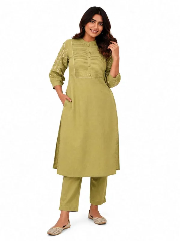 Women_S_Cotton_Embroidery_Kurti_With_Pant
