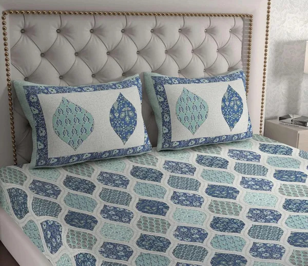 Cotton_Jaipuri_Sanganeri_Print_Bedsheet_Set_With_Pillow_Covers