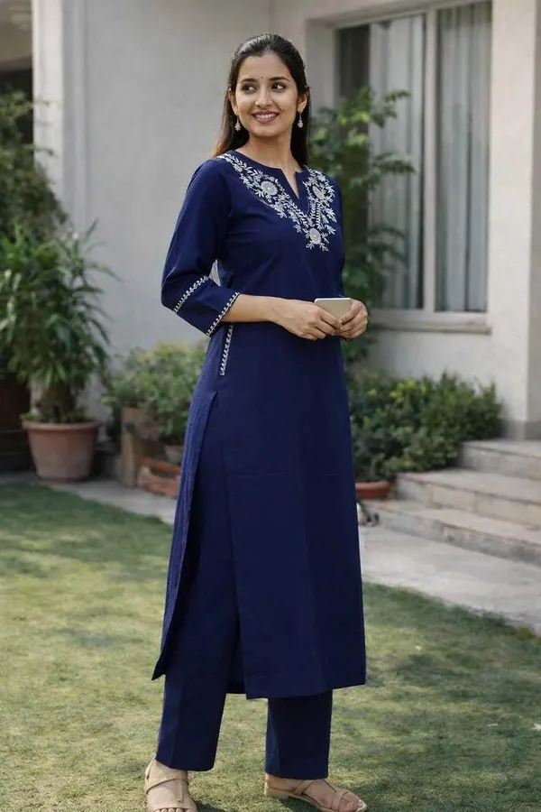 Women_S_Cotton_Embroidered_Kurti_With_Pant