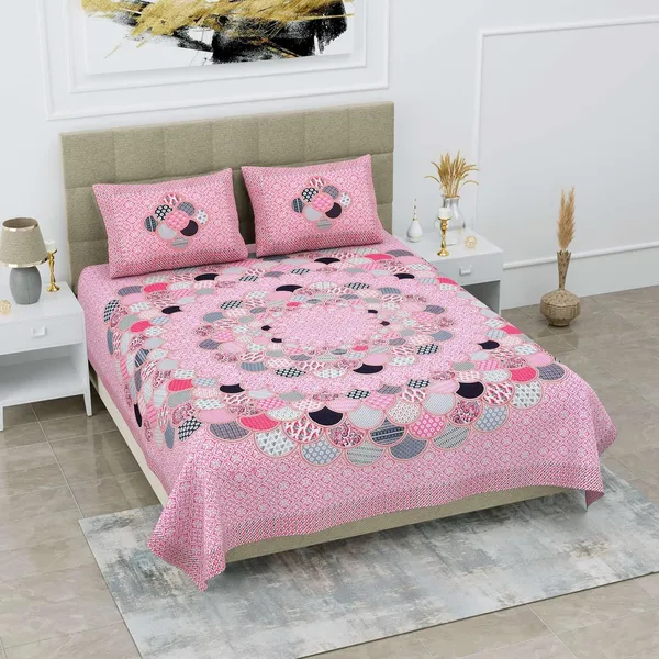 Cotton_Printed_Bedsheet_Set_With_Pillow_Covers