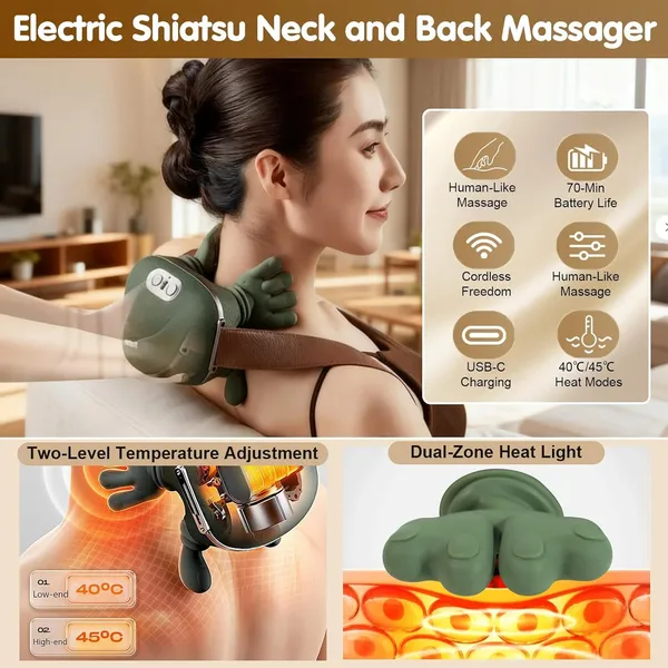 Bionic_Heated_Massager,_Wireless_Portable_Shiatsu_Neck_And_Back_Massager,_Electric_Deep_Tissue_4D_Kneading_Massage,_Simulated_Human_Hand_Design_For_Pain_Relief_And_Muscle_Relax_For_Adults_(Green)