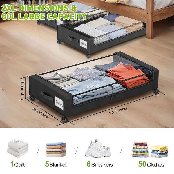 Under_Bed_Storage_With_Wheels,_2-Pack_Underbed_Storage_Containers_With_Clear_Lids,_60L_Under_The_Bed_Storage_Organizer_Bins,_Rolling_Under_Bed_Metal_Drawer_For_Clothes,Shoes,Toys_(Black)