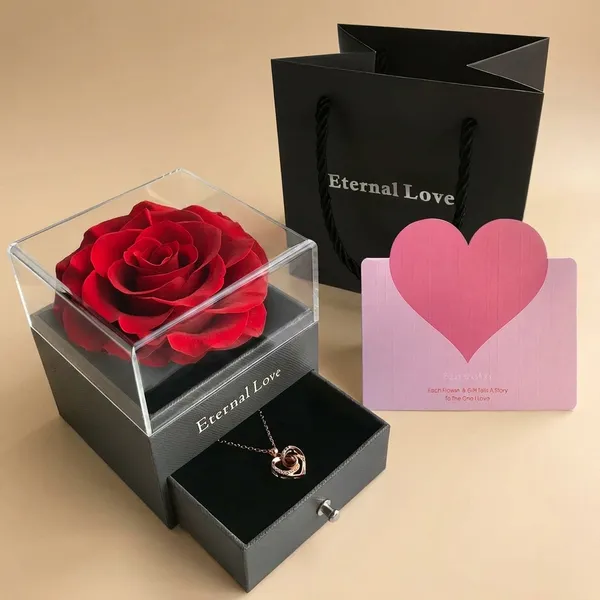 Preserved_Flower_Rose_With_Love_You_Necklace_In_100_Languages_Gift_For_Her,_Enchanted_Real_Rose_Flower_Valentine'S,_Mother'S_Day_,_Anniversary,_Wedding_Romantic_Gift_For_Girlfriend,_Wife_And_Mom