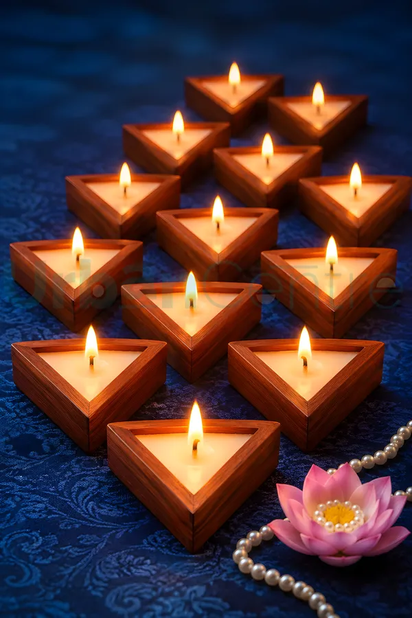 Urban_Centre_Wooden_Triangle_Candle_Set_for_Home_Décor,_Diwali_Decoration,_Set_Of_12,_Soy_Wax_Candle
