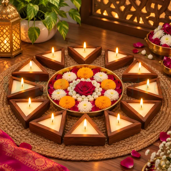Urban_Centre_Wooden_Triangle_Candle_Set_for_Home_Décor,_Diwali_Decoration,_Set_Of_12,_Soy_Wax_Candle
