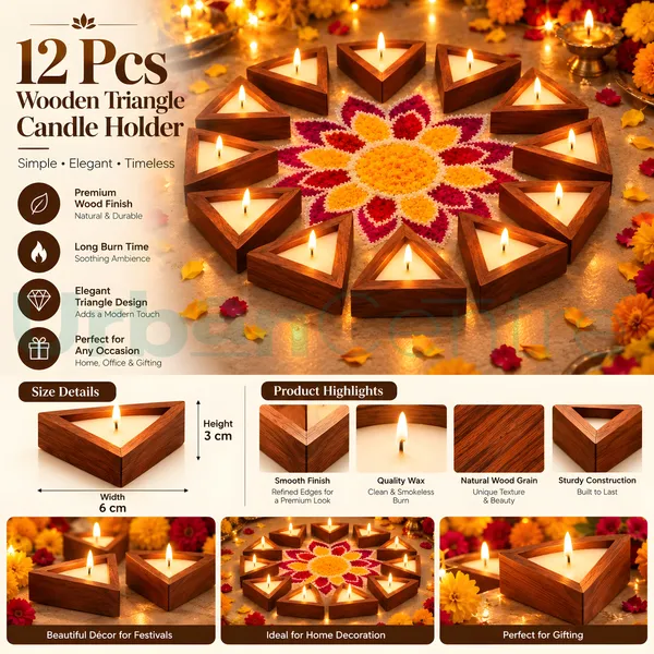 Urban_Centre_Wooden_Triangle_Candle_Set_for_Home_Décor,_Diwali_Decoration,_Set_Of_12,_Soy_Wax_Candle