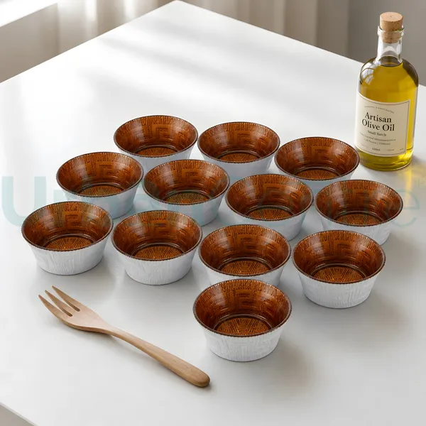 Set_of_12_Urban_Centre_Glass_Salad_Bowl_Copper_Glow_Embossed_Bowl_Set,_250ml,_Copper_Finish_(Pack_of_12,_Brown)