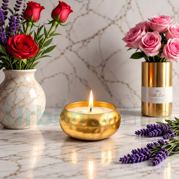 Urban_Centre_Decorative_Golden_Hammered_Soy_Wax_Candles_for_Diwali,_Home_Décor,_Table_&_Festive_Decoration_–_Pack_of_1,_Soy_Wax_Candle