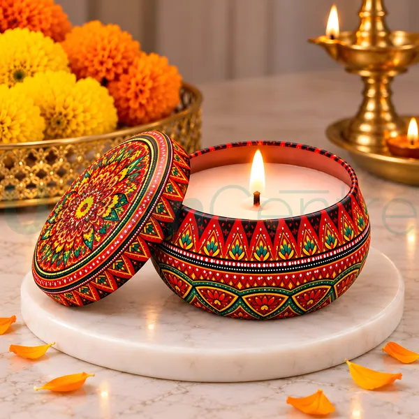 Urban_Centre_Red_Decorative_Mandala_Candle_with_Traditional_Artistic_Pattern_and_Matching_Lid,_Elegant_Diwali_Festive_Candle_for_Home_Décor,_Pooja_Room_Decoration,_Festival_Celebrations,_Party_Décor_and_Gifting,_Pack_of_1,_Soy_wax_Candle