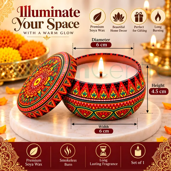 Urban_Centre_Red_Decorative_Mandala_Candle_with_Traditional_Artistic_Pattern_and_Matching_Lid,_Elegant_Diwali_Festive_Candle_for_Home_Décor,_Pooja_Room_Decoration,_Festival_Celebrations,_Party_Décor_and_Gifting,_Pack_of_1,_Soy_wax_Candle