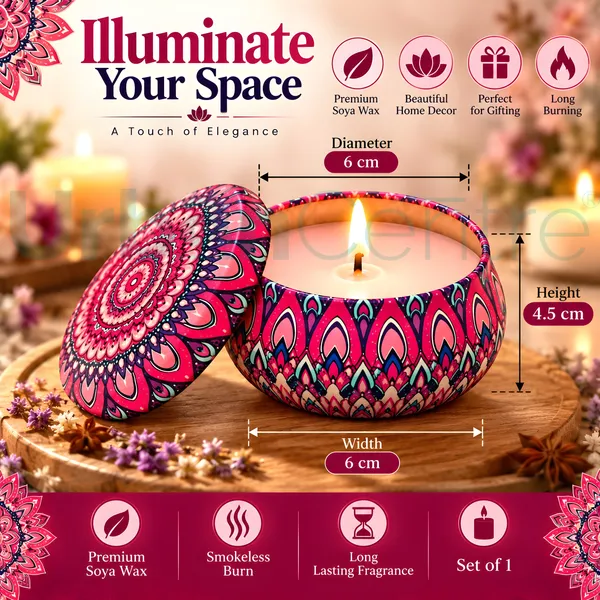 Urban_Centre_Blue_Decorative_Mandala_Candle_with_Intricate_Traditional_Artistic_Pattern_and_Matching_Lid,_Elegant_Festive_Candle_for_Diwali_Decoration,_Home_Décor,_Pooja_Room,_Festival_Celebrations,_Party_Decoration_and_Gifting,_Pack_of_1,_Soy_Wax_Candle