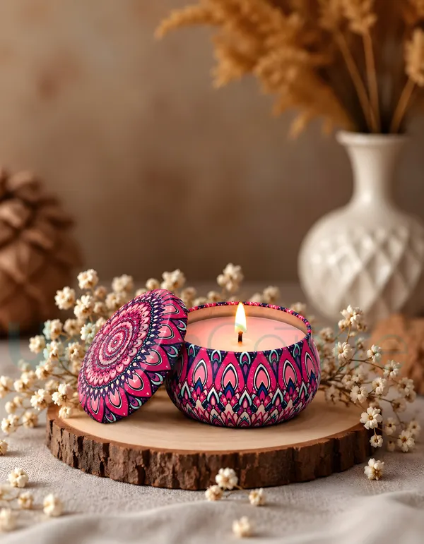 Urban_Centre_Blue_Decorative_Mandala_Candle_with_Intricate_Traditional_Artistic_Pattern_and_Matching_Lid,_Elegant_Festive_Candle_for_Diwali_Decoration,_Home_Décor,_Pooja_Room,_Festival_Celebrations,_Party_Decoration_and_Gifting,_Pack_of_1,_Soy_Wax_Candle
