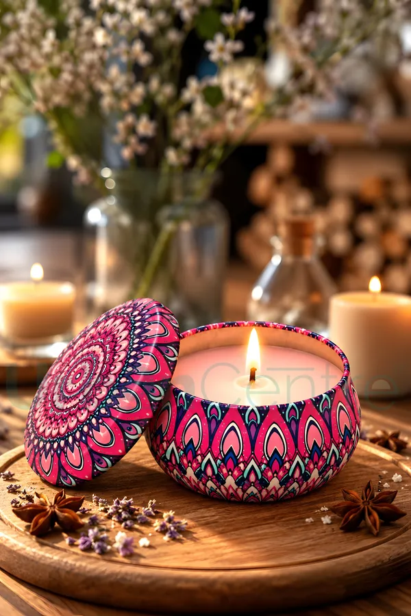 Urban_Centre_Blue_Decorative_Mandala_Candle_with_Intricate_Traditional_Artistic_Pattern_and_Matching_Lid,_Elegant_Festive_Candle_for_Diwali_Decoration,_Home_Décor,_Pooja_Room,_Festival_Celebrations,_Party_Decoration_and_Gifting,_Pack_of_1,_Soy_Wax_Candle