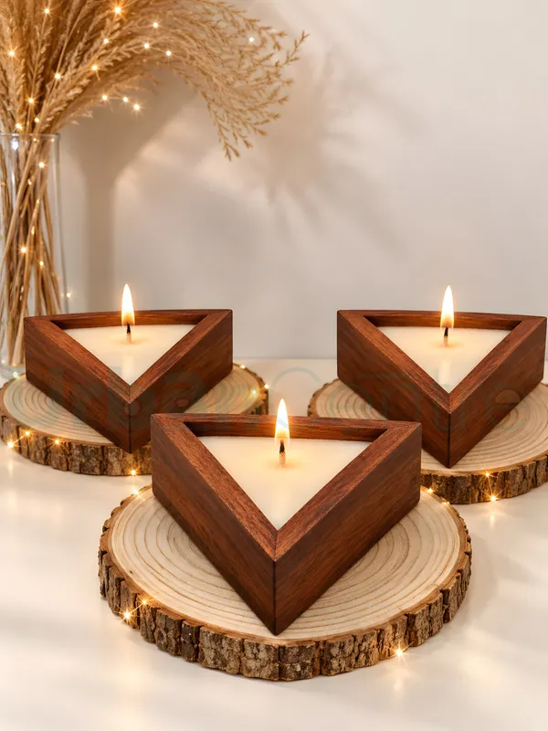 Urban_Centre_Wooden_Triangle_Candle_Set_for_Home_Décor,_Diwali_Decoration,_Set_Of_2,_Soy_Wax_Candle