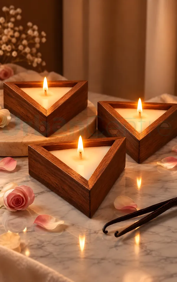 Urban_Centre_Wooden_Triangle_Candle_Set_for_Home_Décor,_Diwali_Decoration,_Set_Of_2,_Soy_Wax_Candle