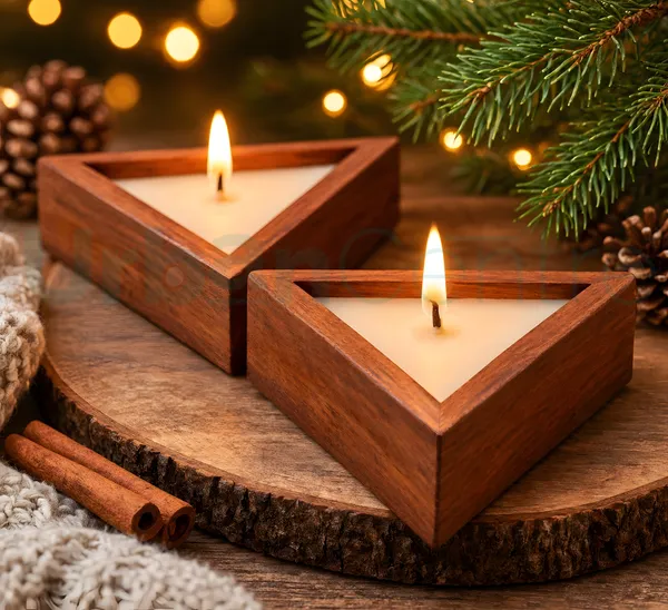 Urban_Centre_Wooden_Triangle_Candle_Set_for_Home_Décor,_Diwali_Decoration,_Set_Of_2,_Soy_Wax_Candle