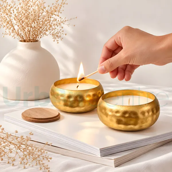 Urban_Centre_Decorative_Golden_Hammered_Soy_Wax_Candles_for_Diwali,_Home_Décor,_Table_&_Festive_Decoration_–_Pack_of_2,_Soy_Wax_Candle