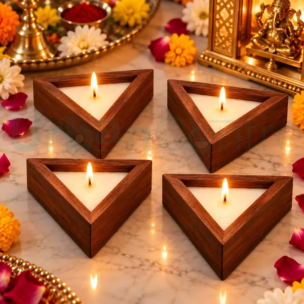 Urban_Centre_Wooden_Triangle_Candle_Set_for_Home_Décor,_Diwali_Decoration,_Set_Of_3,_Soy_Wax_Candle