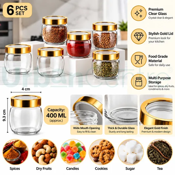 Urban_Centre_Transparent_Glass_Container_Jar_with_Gold_Lid,_400_ml,_Storage_Jar,_Pack_of_3