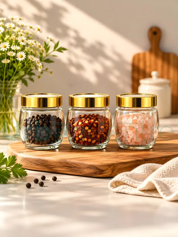 Urban_Centre_Transparent_Glass_Container_Jar_with_Gold_Lid,_400_ml,_Storage_Jar,_Pack_of_3