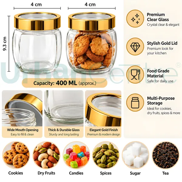 Urban_Centre_Transparent_Glass_Container_Jar_with_Gold_Lid,_400_ml,_Storage_Jar,_Pack_of_3