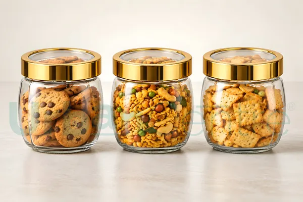 Urban_Centre_Transparent_Glass_Container_Jar_with_Gold_Lid,_400_ml,_Storage_Jar,_Pack_of_3