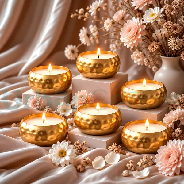 Urban_Centre_Decorative_Golden_Hammered_Soy_Wax_Candles_for_Diwali,_Home_Décor,_Table_&_Festive_Decoration_–_Pack_of_4,_Soy_Wax_Candle