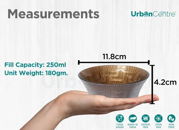Urban_Centre_Glass_Salad_Bowl_CopperGlow_Embossed_Bowl_Set,_250ml,_Set_of_12,_Copper_Finish_(Pack_of_4,_Brown)