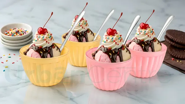 Urban_Centre_Ice_Cream_Bowl_Set_with_Spoon_|160ml|_Pack_of_4_|_Yellow/Pink