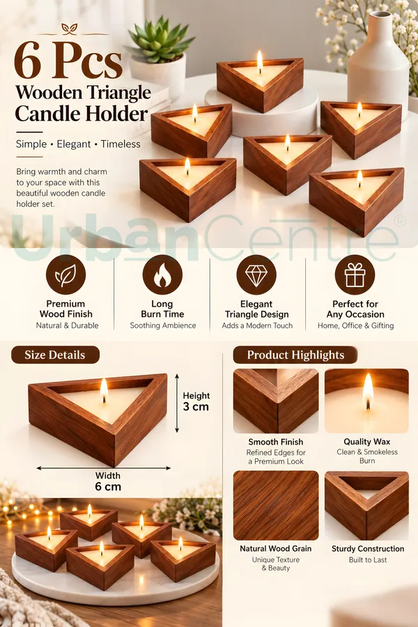 Urban_Centre_Wooden_Triangle_Candle_Set_for_Home_Décor,_Diwali_Decoration,_Set_Of_6,_Soy_Wax_Candle