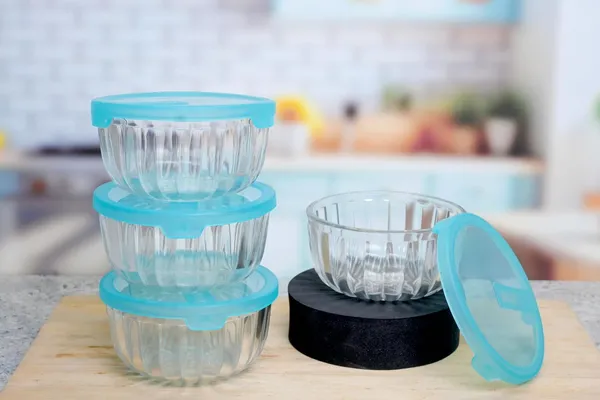Round_Glass_Food_Storage_Containers_Bowl_Set_Of_6_With_Airtight_Plastic_Blue_Lid_180Ml_|_Freezer-To-Oven_Safe_Bowls_For_Storage