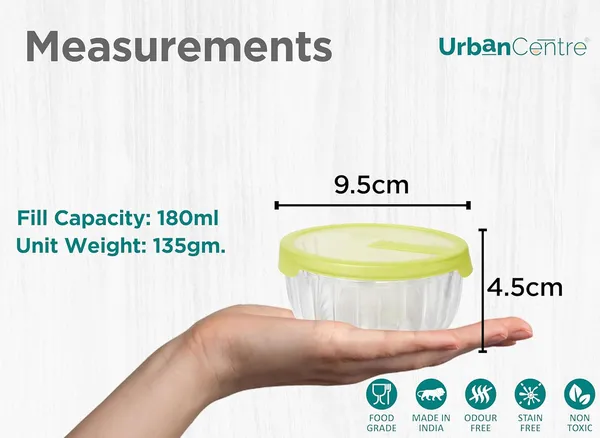 Round_Glass_Food_Storage_Containers_Bowl_Set_Of_6_With_Airtight_Plastic_Yellow_Lid_180Ml_|_Freezer-To-Oven_Safe_Bowls_For_Storage