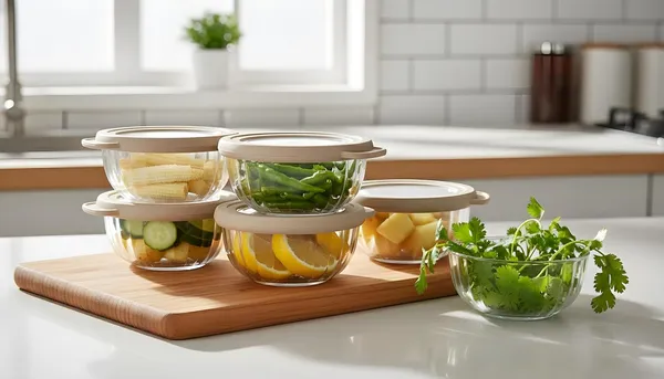 Snacks_Glass_Multipurpose_Container_Ribbed_Bowl_With_Airtight_Lid_|_350_Ml_Crystal_Clear_Glass_Bowl_With_Beige_Colour_Lid_For_Kitchen_Storage_|_Microwave_And_Dishwasher_Safe_(Set_Of_6)
