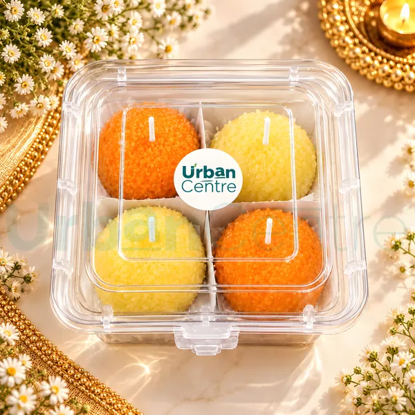 Urban_Centre_Diwali_Decorative_Candle_Set_of_4_|_2_Pcs_Boondi_Ladoo_Candles_and_2_Pcs_Modak_Candles_for_Diwali_Festival,_Pooja_Room,_Home_Decoration,_Festive_Gifting