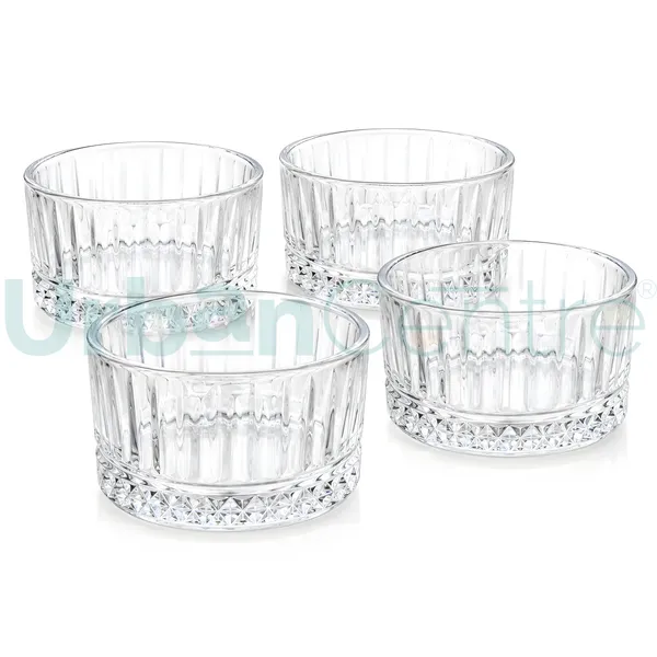 Urban_Centre_Crystal_Wave_Pack_of_4_Clear_Glass_Serving_Bowl_Set_(200_ml)
