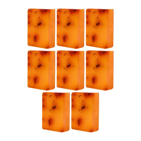 BORQ_Natural_Palash_Petals_&_Saffron_Glycerine_Bath_Soap_800gm_|_For_Skin_Cleansing_&_Moisturizing_|_Pure_Glycerin_&_Natural_Oils_|_Paraben-Free_Sulfate-Free_|_For_All_Skin_Type_(8X100gm)_Pack_Of_8