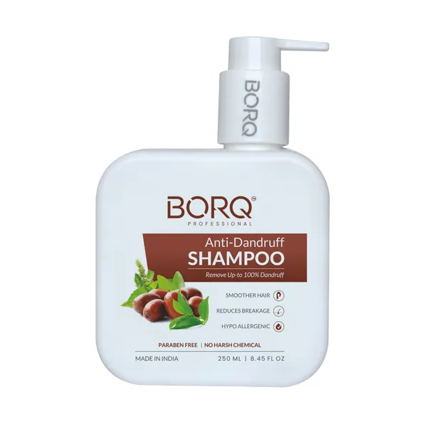 BORQ_Anti-Dandruff_Shampoo_250ml_|_for_Itchy_&_Flaky_Scalp_|_Removes_Dandruff_From_Source_|_Remove_Up_to_100%_Dandruff_|_Paraben-Free_Sulfate-Free_|_Suitable_To_All_Hair_Type_|_For_Man_&_Women_|_(1X250ml)_Pack_Of_1