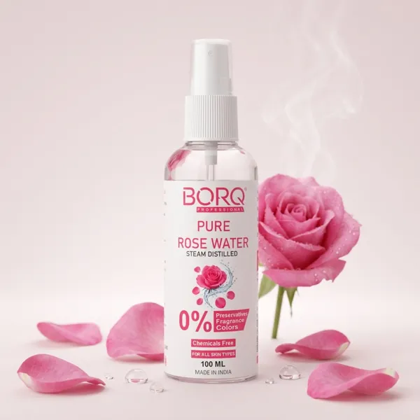 BORQ_Natural_Pure_Rose_Water_Toner_100ml_|_Natural_Steam_Distilled_|_Alcohol-Free_Toner_&_Facial_Mist_|_Hydrating_&_Refreshing_Spray_for_Face,_Skin_&_Hair_|_For_Man_&_Women_|_(1X100ml)_Pack_Of_1