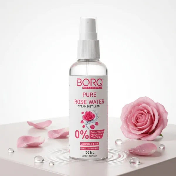 BORQ_Natural_Pure_Rose_Water_Toner_100ml_|_Natural_Steam_Distilled_|_Alcohol-Free_Toner_&_Facial_Mist_|_Hydrating_&_Refreshing_Spray_for_Face,_Skin_&_Hair_|_For_Man_&_Women_|_(1X100ml)_Pack_Of_1