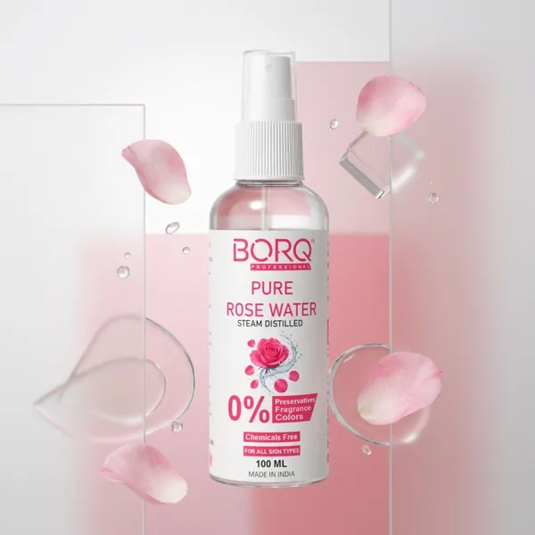 BORQ_Natural_Pure_Rose_Water_Toner_100ml_|_Natural_Steam_Distilled_|_Alcohol-Free_Toner_&_Facial_Mist_|_Hydrating_&_Refreshing_Spray_for_Face,_Skin_&_Hair_|_For_Man_&_Women_|_(1X100ml)_Pack_Of_1