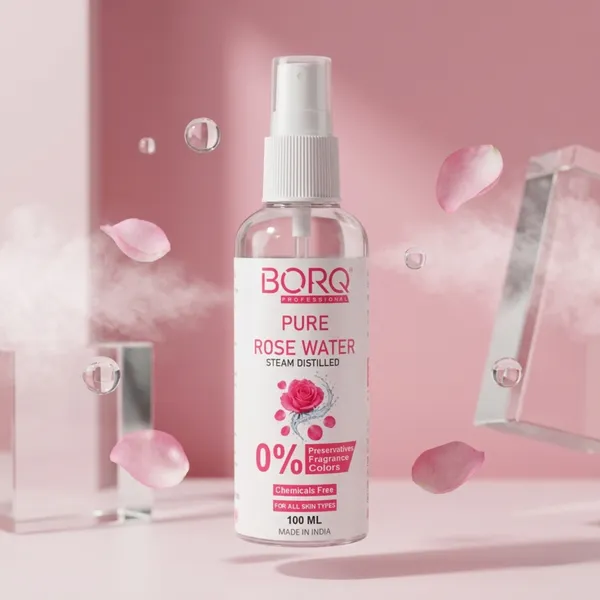 BORQ_Natural_Pure_Rose_Water_Toner_100ml_|_Natural_Steam_Distilled_|_Alcohol-Free_Toner_&_Facial_Mist_|_Hydrating_&_Refreshing_Spray_for_Face,_Skin_&_Hair_|_For_Man_&_Women_|_(1X100ml)_Pack_Of_1