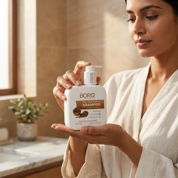 BORQ_Hair-Fall_Control_Shampoo_250ml_|_For_Reduces_Hair-Fall_And_Breakage_|_Up_to_98%_Hair-Fall_Reduction_|_Paraben-Free_Sulfate-Free_|_Suitable_To_All_Hair_Type_|_For_Man_&_Women_|_(1X250ml)_Pack_Of_1