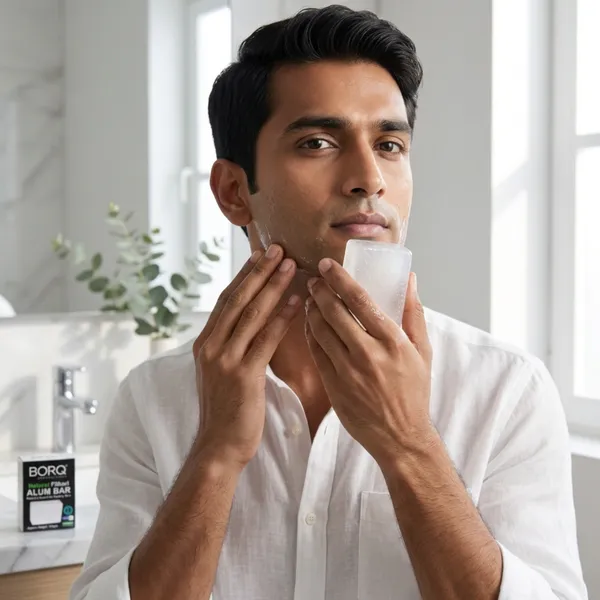 BORQ_Natural_Alum_Bar_(Fitkari)_Premium_Grade_A+_|_With_2_Travel_Case_200gm_|_For_After_Shaving_|_Acne_Treatment_|_Skin_Tightening_|_Dark_Circles_&_Underarms_|_Natural_Deodorant_|_(2X100gm)_Pack_Of_2