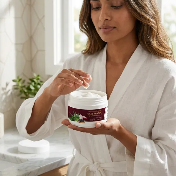 BORQ_Damage_Control_Hair_Mask_180gm_|_Controls_Frizzy_Hair_|_Repairing_Dehydrated_&_Dull_Hair_|_Paraben-Free_Sulfate-Free_|_Suitable_To_All_Hair_Type_|_For_Man_&_Women_|_(1X180gm)_Pack_Of_1