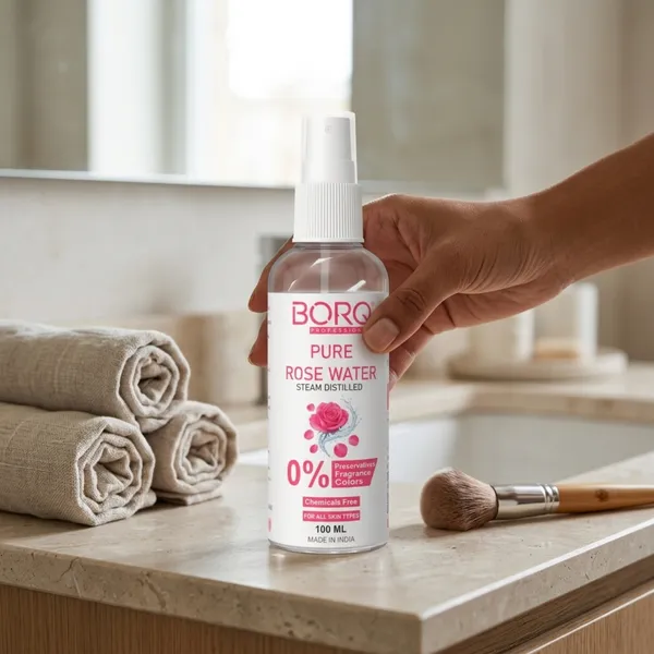 BORQ_Natural_Pure_Rose_Water_Toner_200ml_|_Natural_Steam_Distilled_|_Alcohol-Free_Toner_&_Facial_Mist_|_Hydrating_&_Refreshing_Spray_for_Face,_Skin_&_Hair_|_For_Man_&_Women_|_(2X100ml)_Pack_Of_2