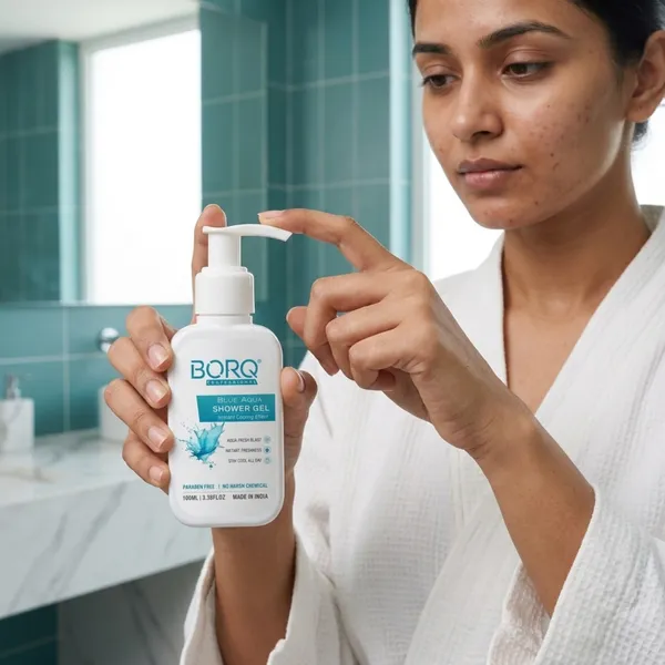 BORQ_Blue_Aqua_Shower_Gel_100ml_|_Premium_Refreshing_Body_Wash_|_Fresh_Ocean_Fragrance_|_Deep_Clean_Formula_with_Long_Lasting_Freshness_|_Suitable_To_All_Skin_Type_|_For_Man_&_Women_|_(1X100ml)_Pack_Of_1