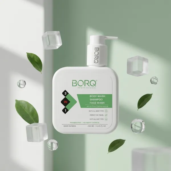 BORQ_3_In_1_Body_Wash_Shampoo_&_Face_Wash_500ml_|_All-in-One_Refreshing_Formula_for_Hair,_Face_&_Body_|_Paraben-Free_Sulfate-Free_|_Suitable_To_All_Skin_&_Hair_Type_|_For_Man_&_Women_|_(2X250ml)_Pack_Of_2